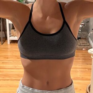 Women's Gray Sports Bra